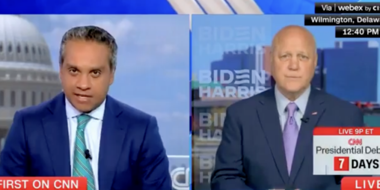 ‘Why Is It So Close?’: CNN Host Presses Biden Campaign Co-Chair On Race Being Tight Despite Trump’s Legal Issues